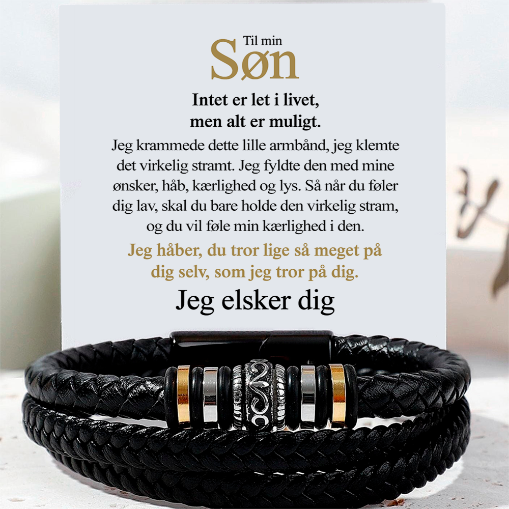 Til min Søn - jeg håber, du altid tror på dig selv