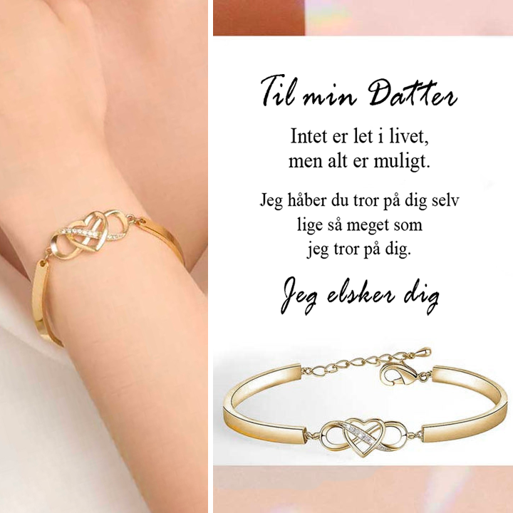 Til min datter - jeg elsker dig armbånd