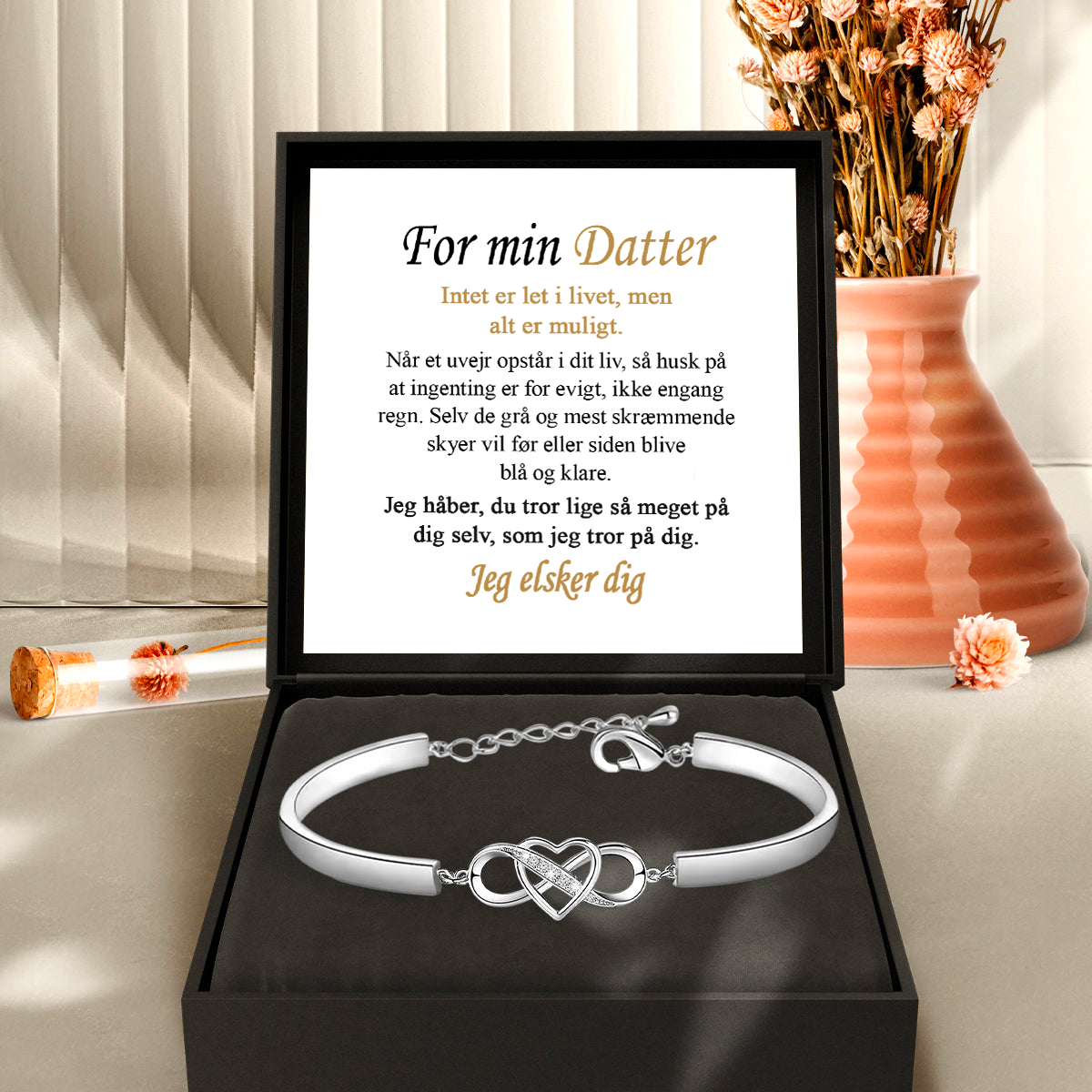 For min Datter - infinity armbånd