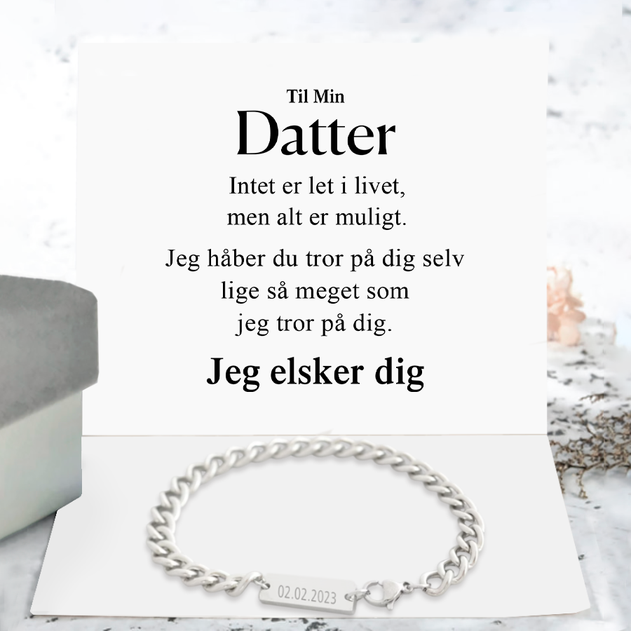 Familiearmbånd - til min Søn eller Datter