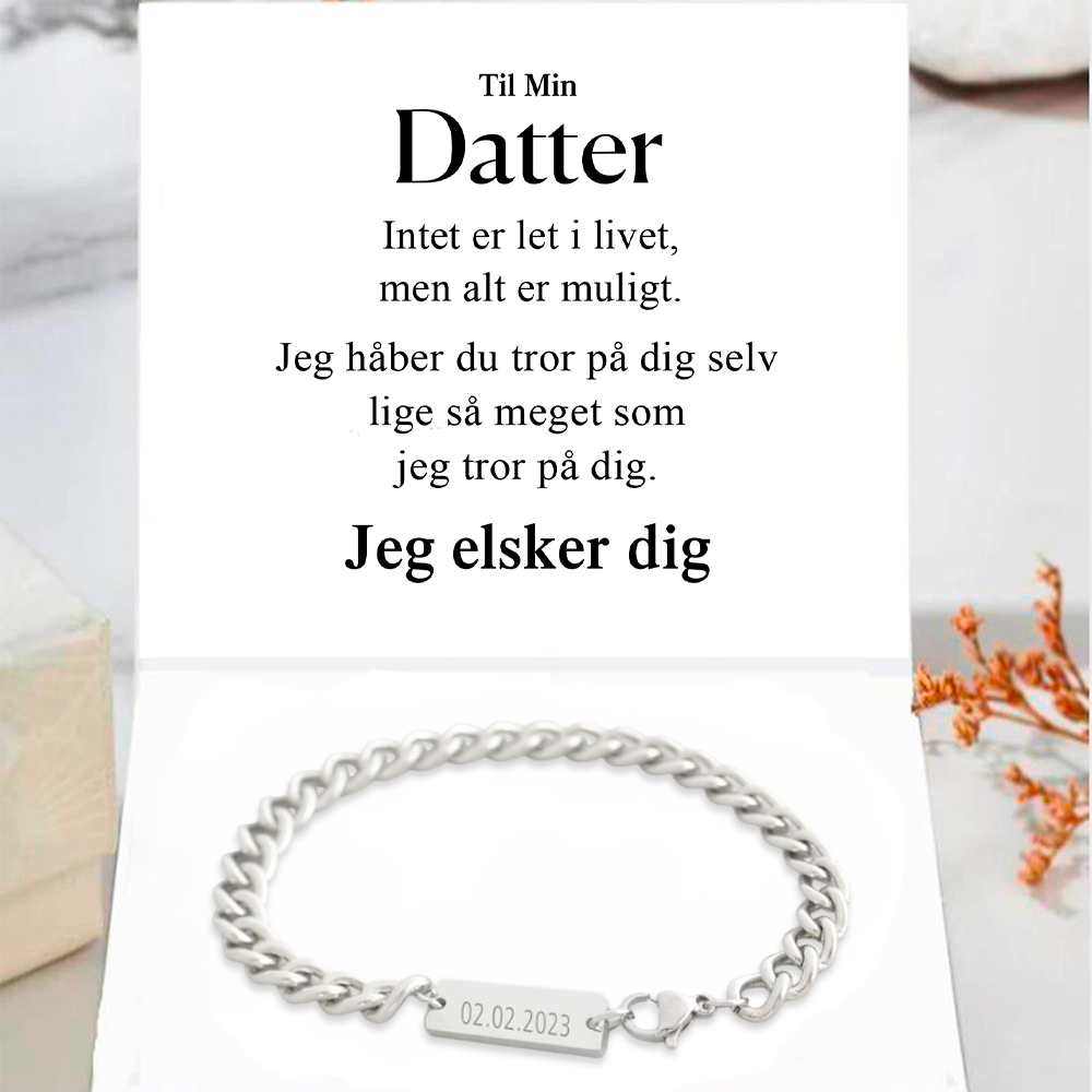 Familiearmbånd - til min Søn eller Datter