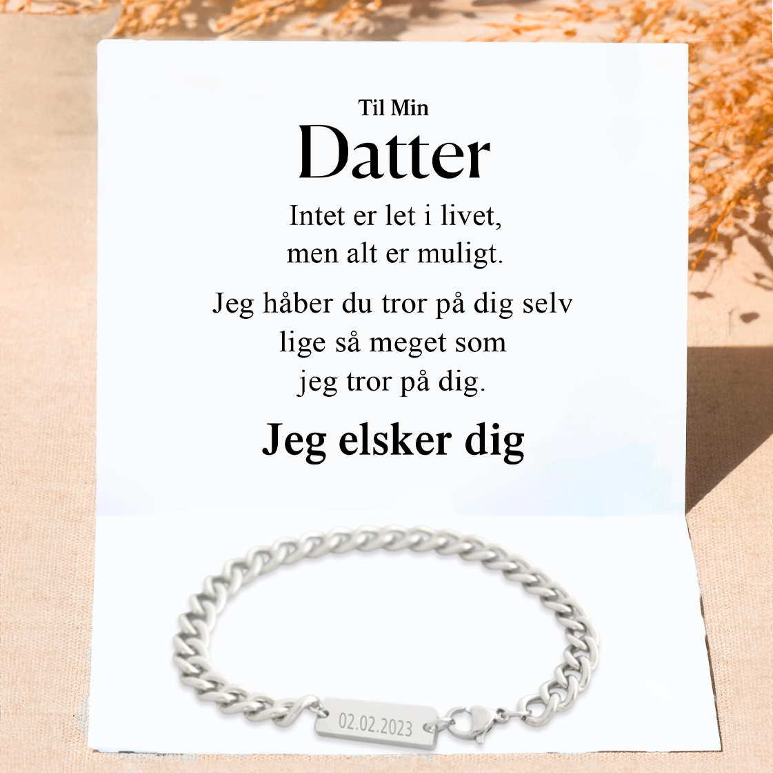 Familiearmbånd - til min Søn eller Datter