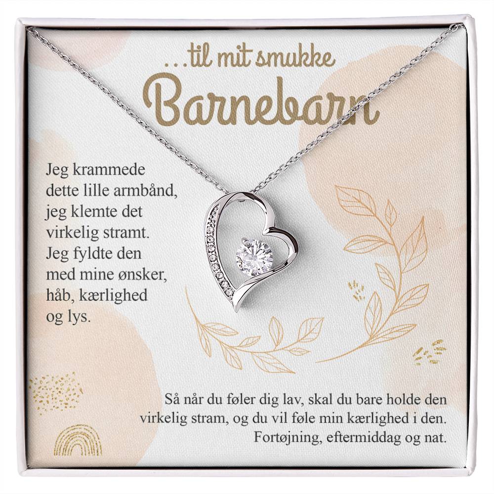 Til mit barnebarn - Hjertehalskæde