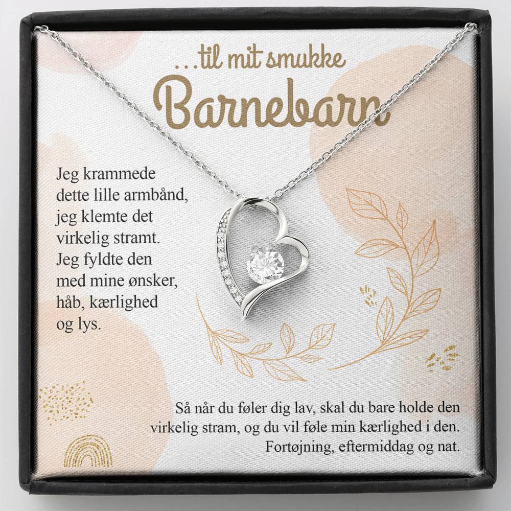 Til mit barnebarn - Hjertehalskæde