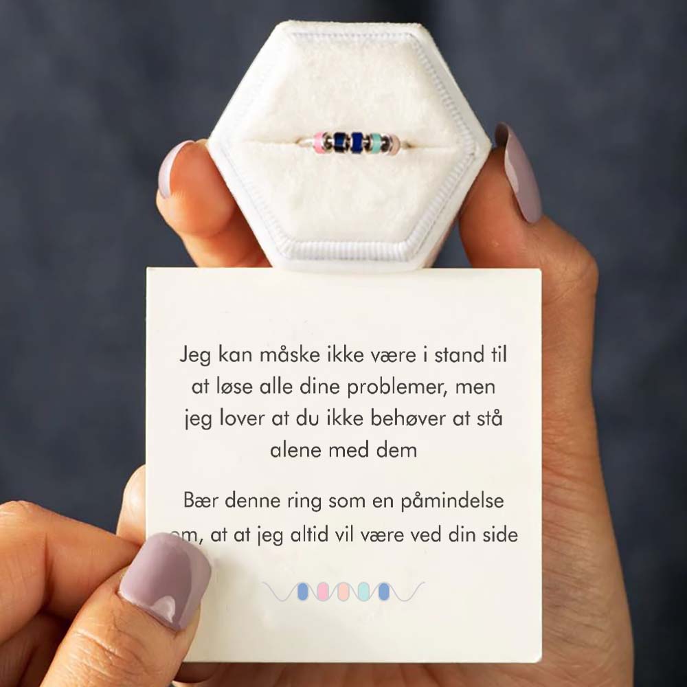 Jeg Vil Altid Være Ved Din Side Emalje Diget Ring